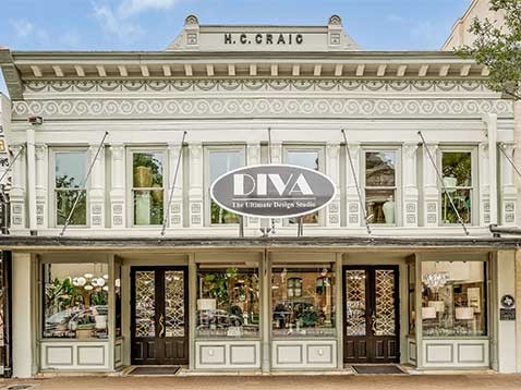 Diva design studio storefront
